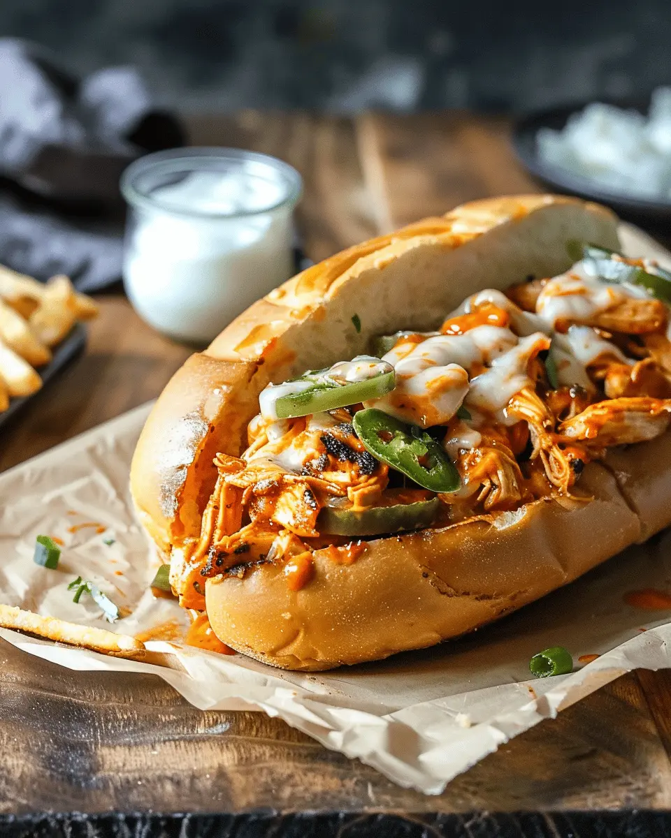 Best Buffalo Chicken Cheesesteak Recipe with Creamy Turkey Bacon Twist