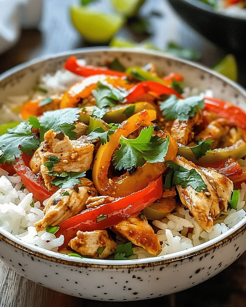 Chicken Fajita Rice Bowls: Easy Recipe for a Flavorful Twist