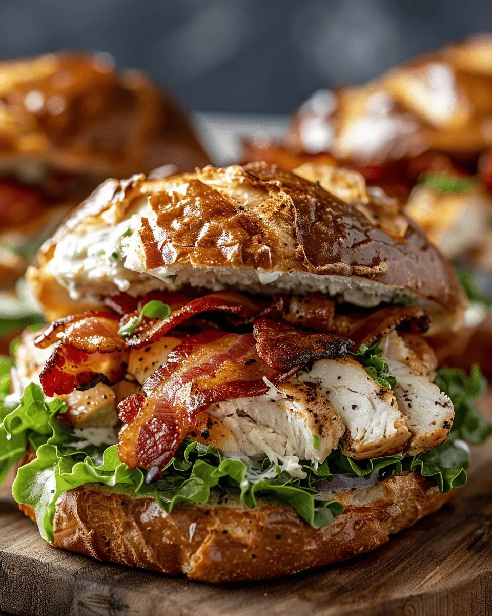 Chopped Chicken Turkey Bacon Ranch Sandwich Recipe: Easy and Delicious