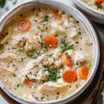 Creamy Chicken and Rice Soup