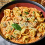 CrockPot Chicken Tortellini