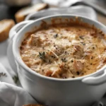 Crock Pot Creamy Chicken Parmesan Soup