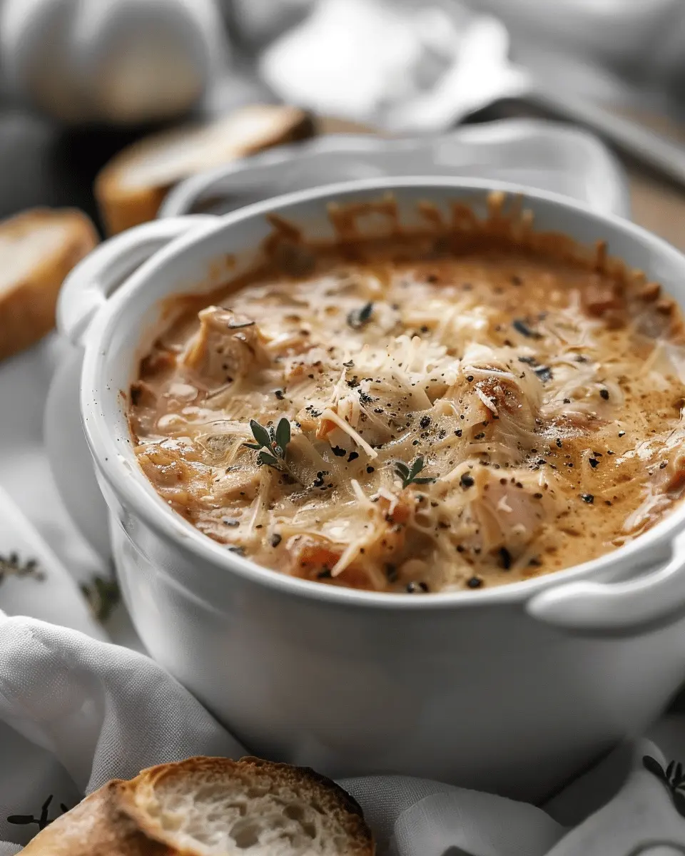 Crock Pot Creamy Chicken Parmesan Soup: Easy Comfort in a Bowl