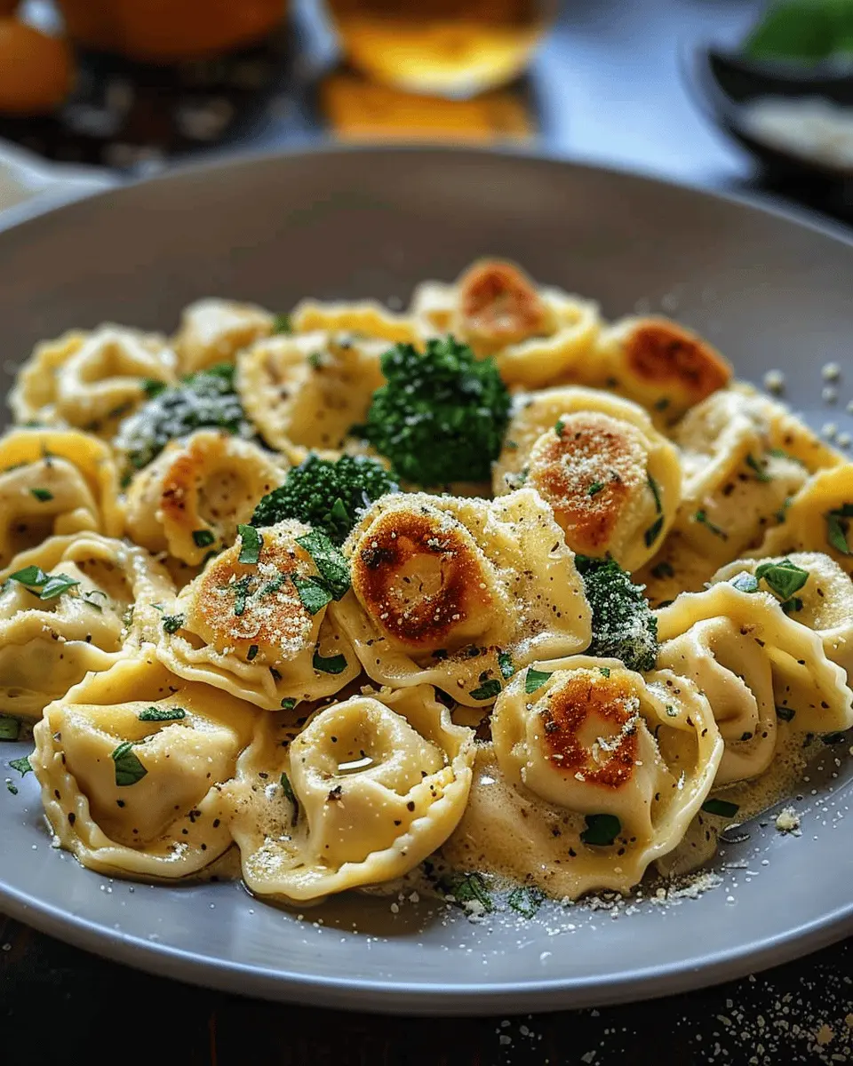 Garlic Parmesan Chicken Tortellini