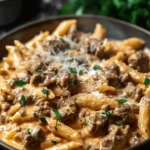 High Protein Creamy Beef Pasta: A Quick and Nourishing Weeknight Dinner