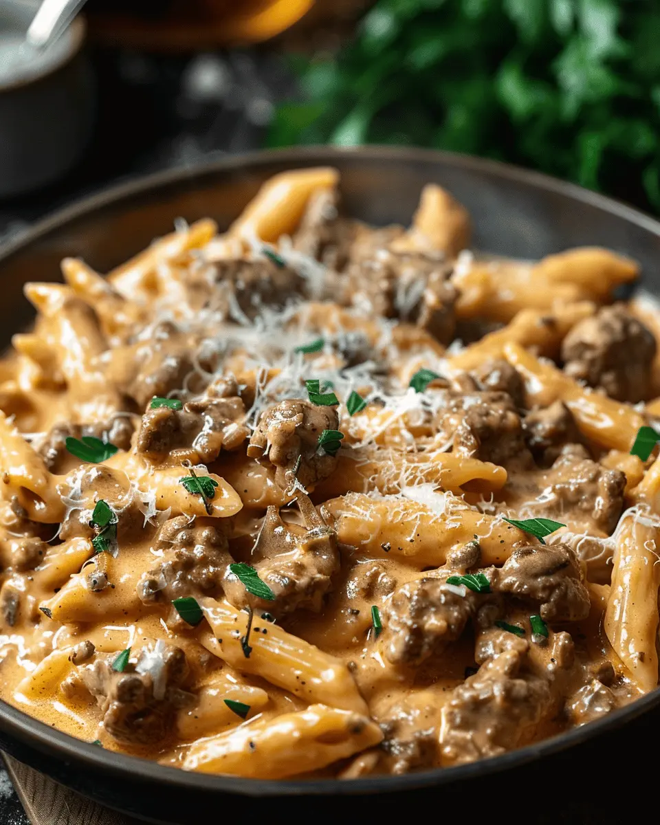 High Protein Creamy Beef Pasta: Easy & Nourishing Weeknight Delight