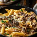 High Protein Creamy Beef Pasta Recipe for Quick Weeknight Dinners