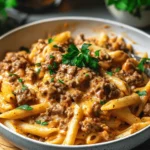 High Protein Creamy Beef Pasta Recipe for Quick Weeknight Dinners