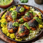 Peruvian Chicken and Rice with Green Sauce: A Flavorful Fiesta for Beginners!