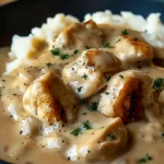 Slow Cooker Creamy Chicken & Gravy