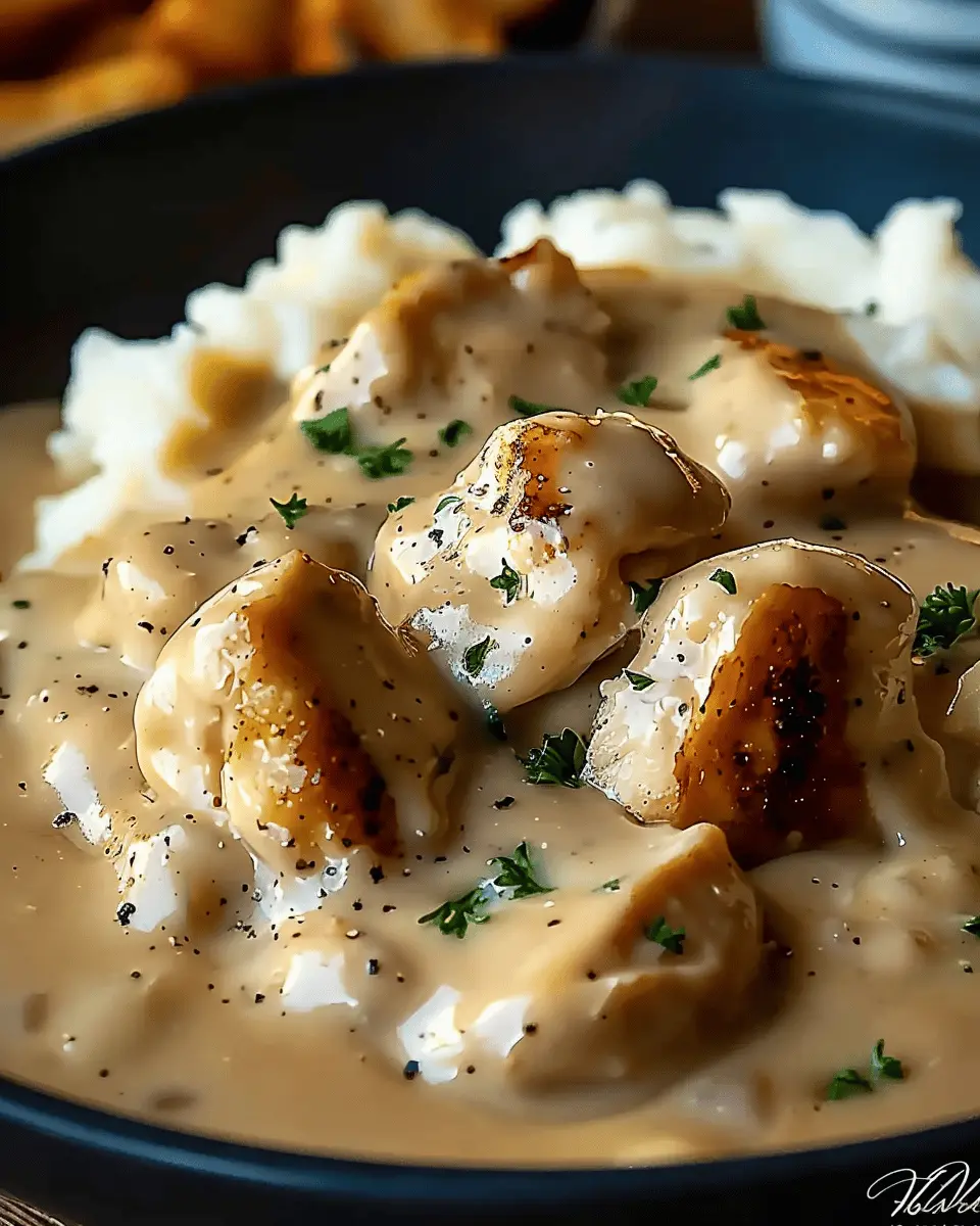 Slow Cooker Creamy Chicken & Gravy: Easy Comfort Food Recipe