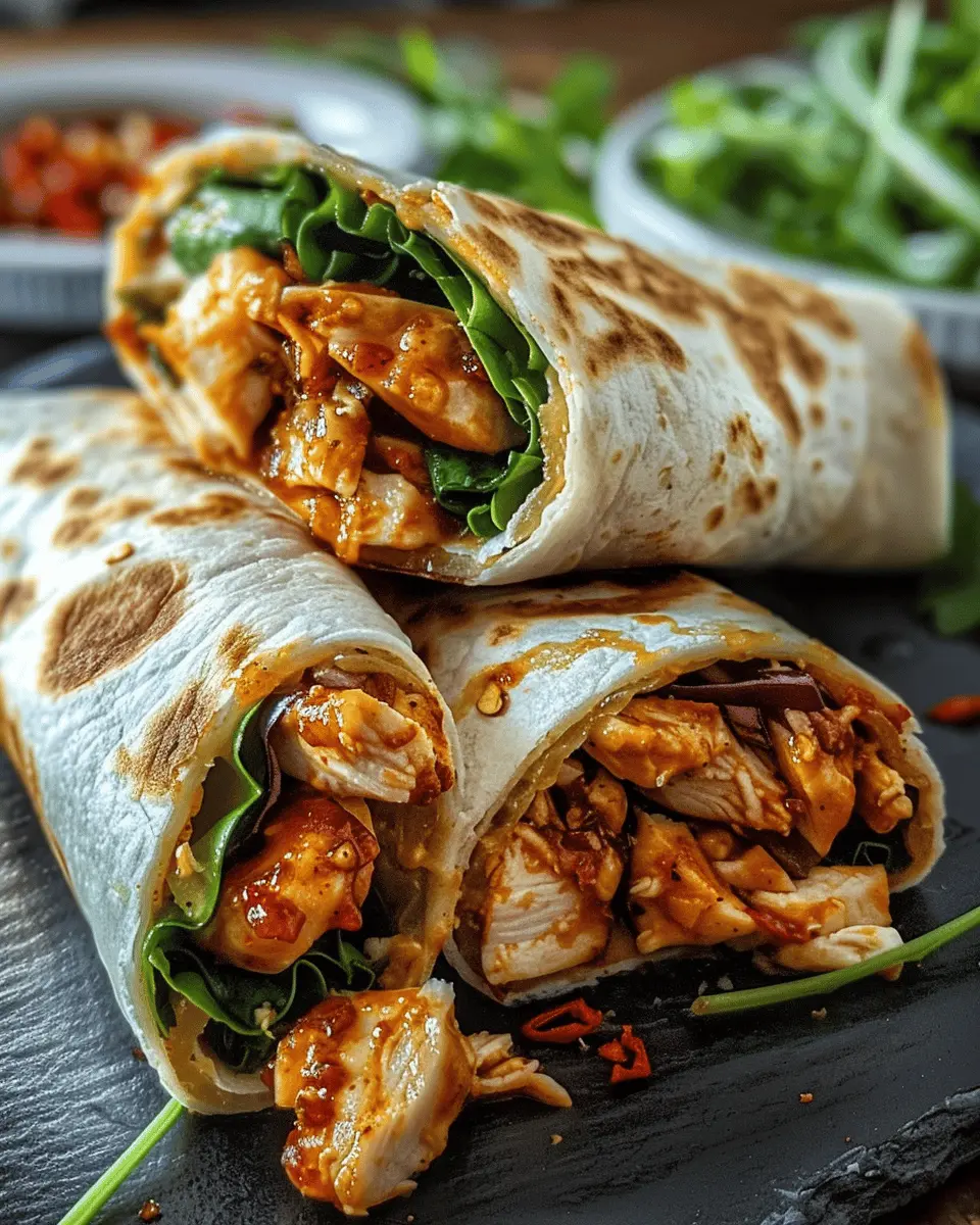 Sweet Chili Chicken Wraps: A Mouthwatering Spicy-Sweet Lunch Delight