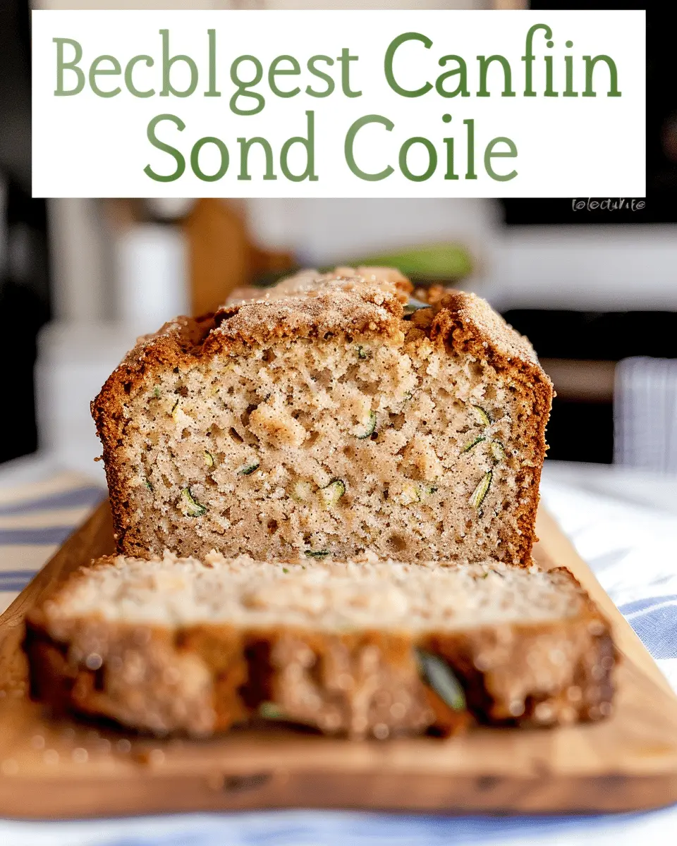 The best snickerdoodle zucchini bread recipe