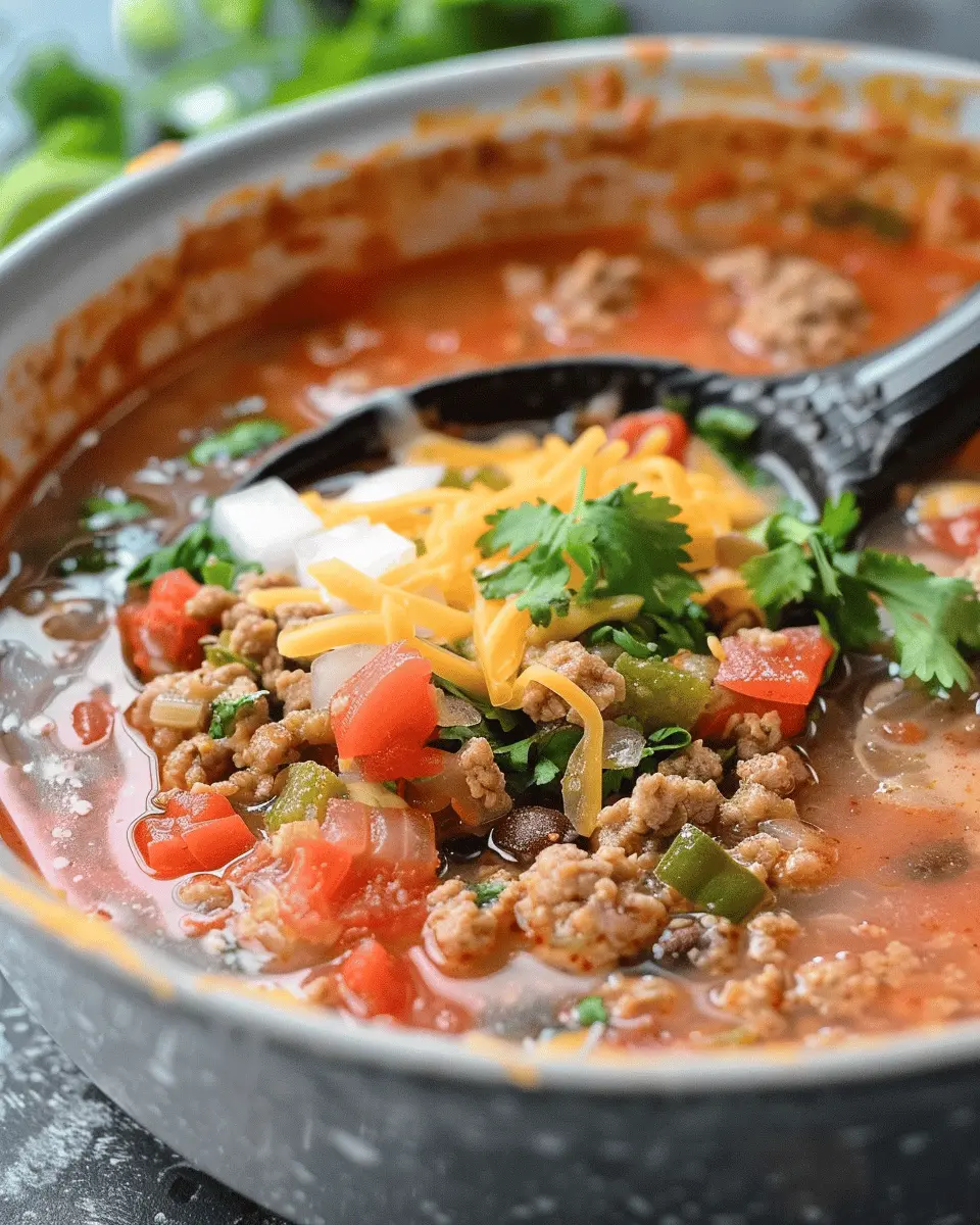 Make the Best Keto Taco Soup in Your Crockpot with Turkey Bacon