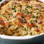 French Onion Chicken Rice Casserole