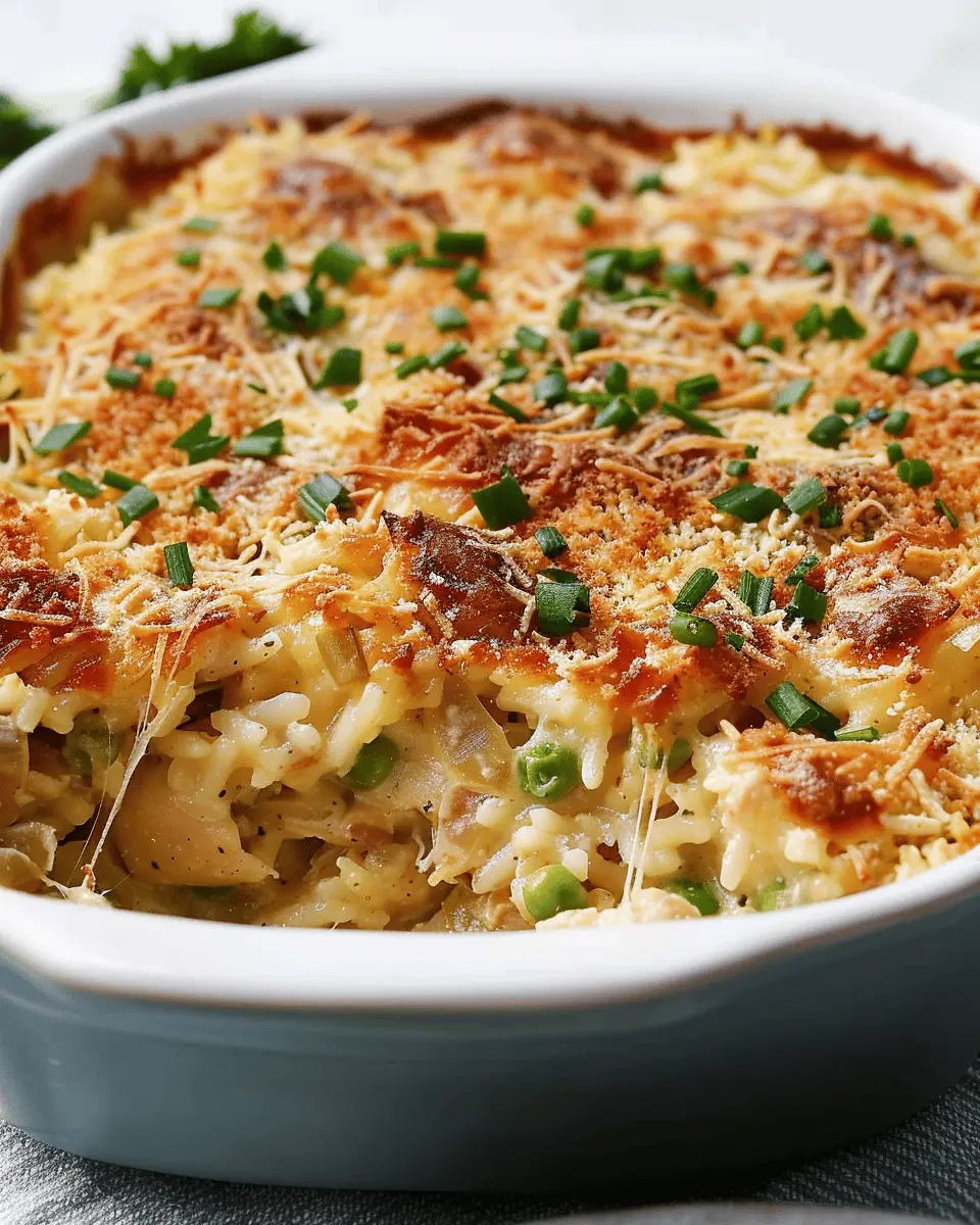 French Onion Chicken Rice Casserole: Indulgent Family Comfort Food