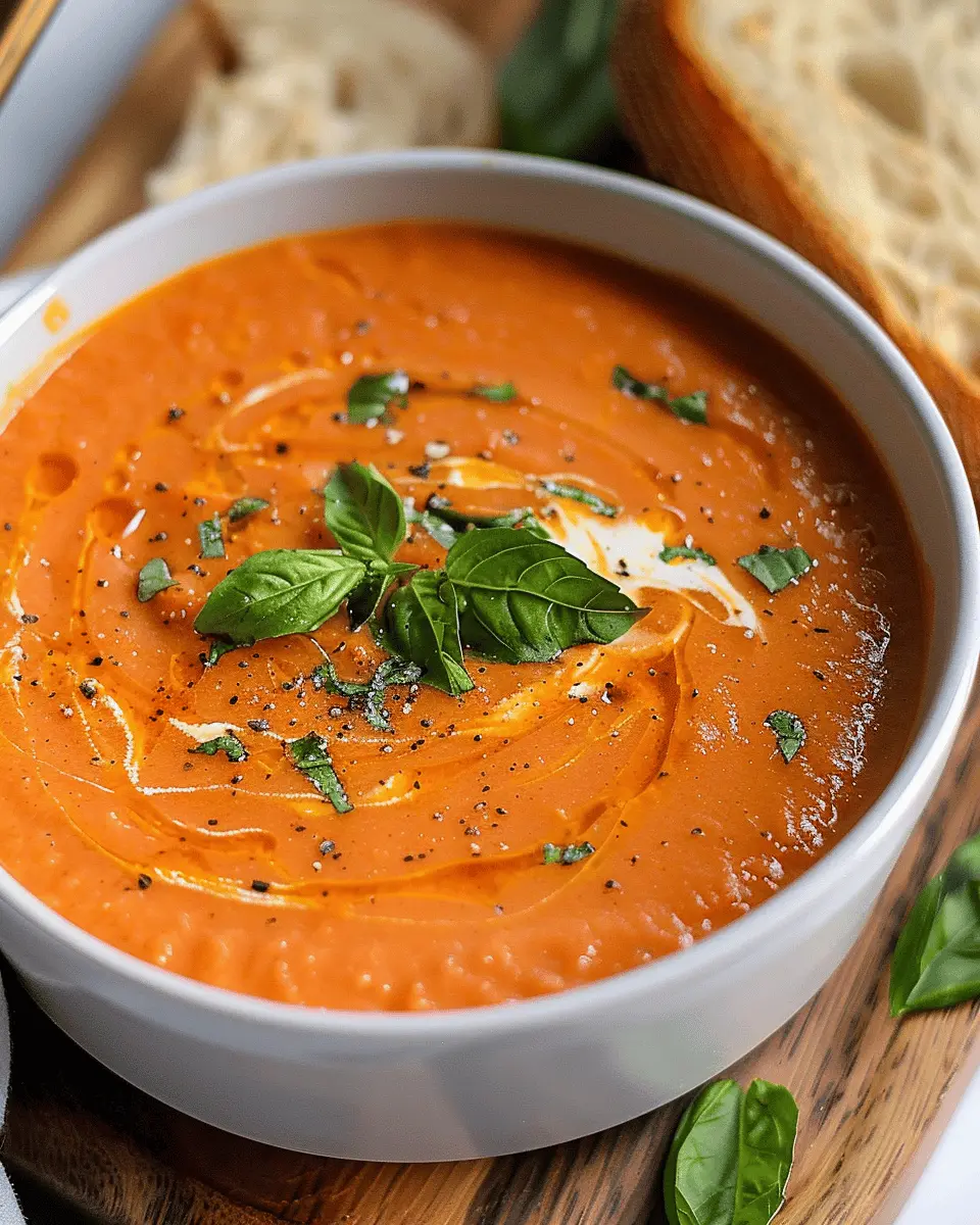 High Protein Tomato Soup with Turkey Bacon: A Comforting Delight