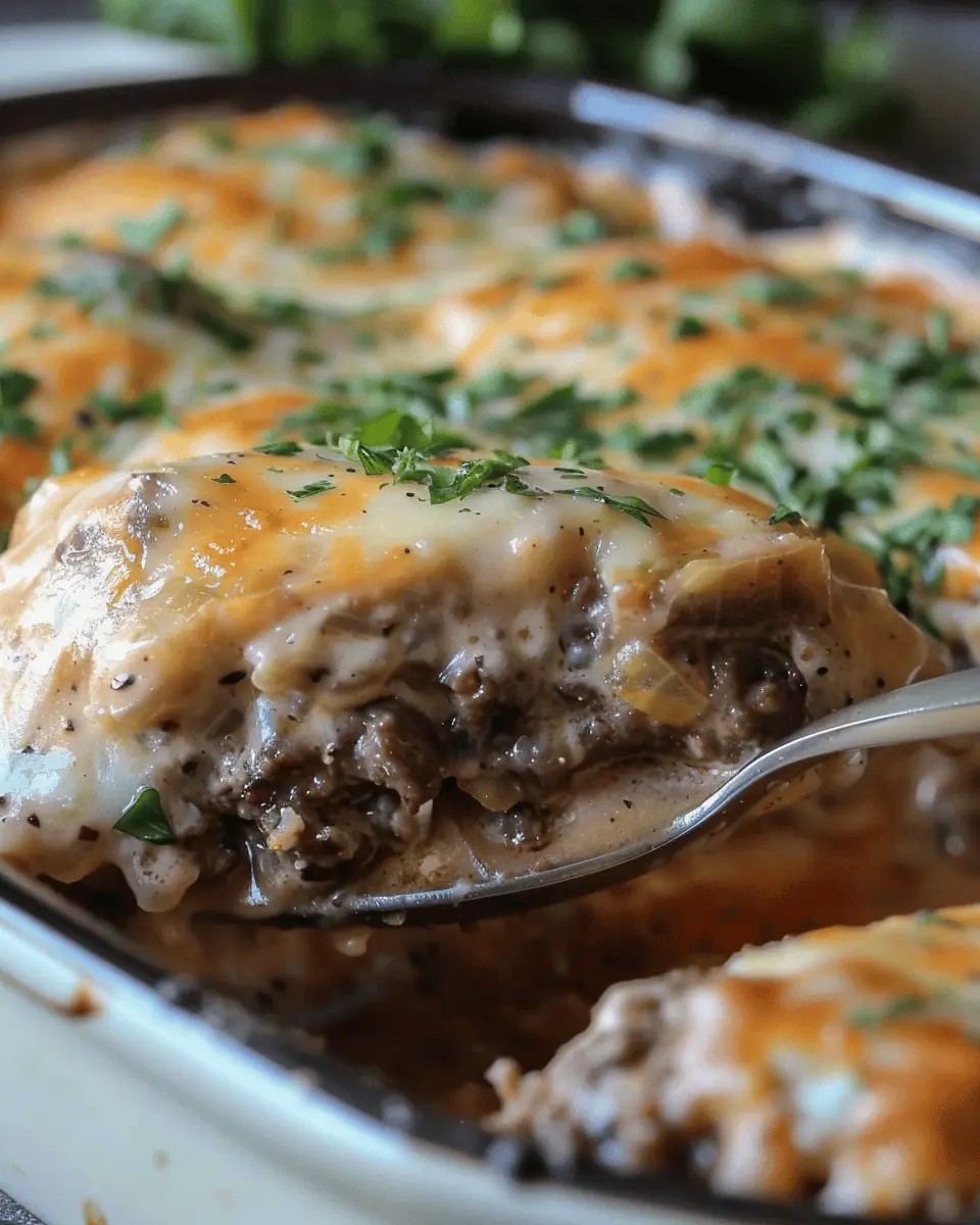 Amish Hamburger Steak Bake: A Juicy Twist with Turkey Bacon
