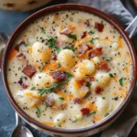 Bacon Cheddar Gnocchi Soup – A Rich and Creamy Comfort Meal