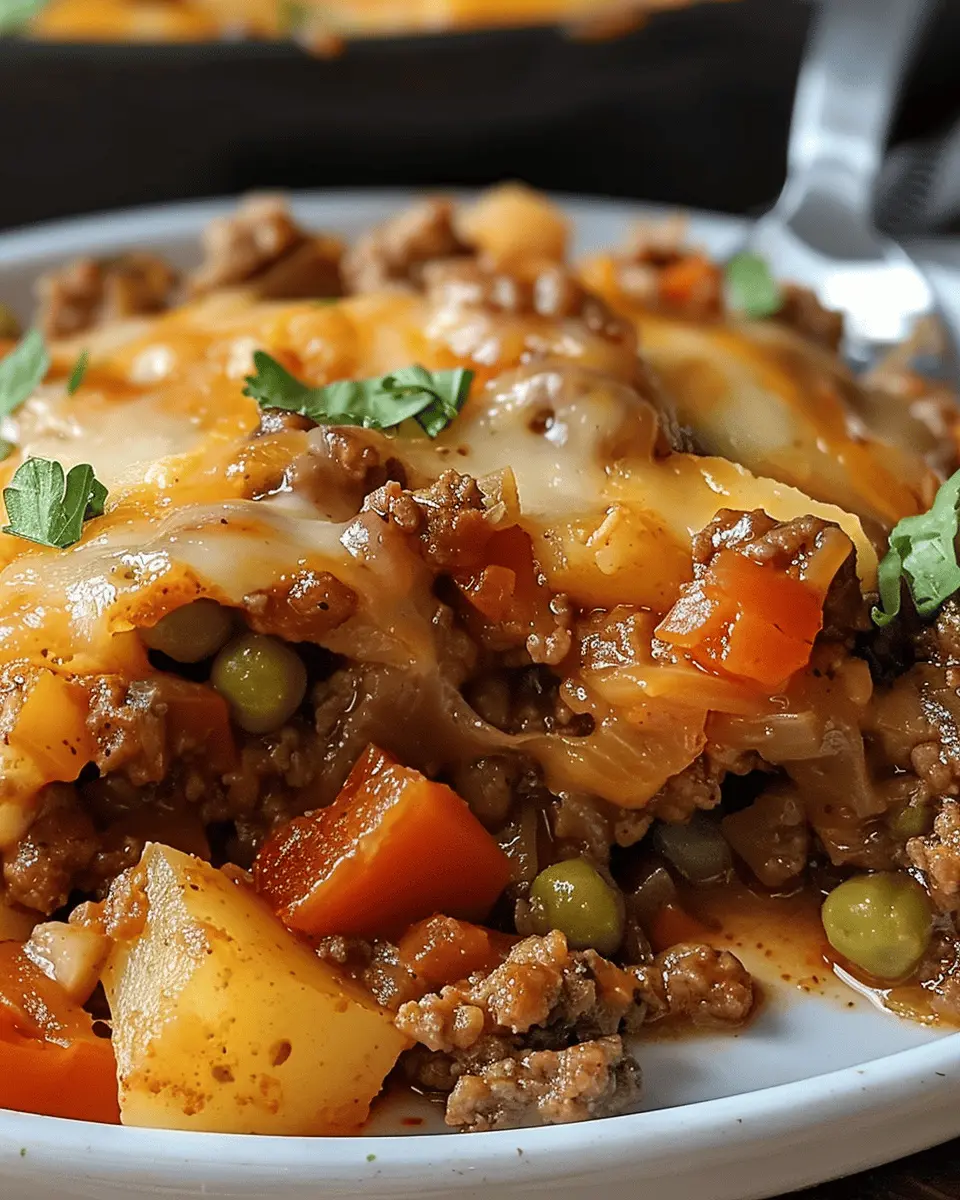 Easy Hobo Casserole: A Comforting Dish with Turkey Bacon and Chicken Ham