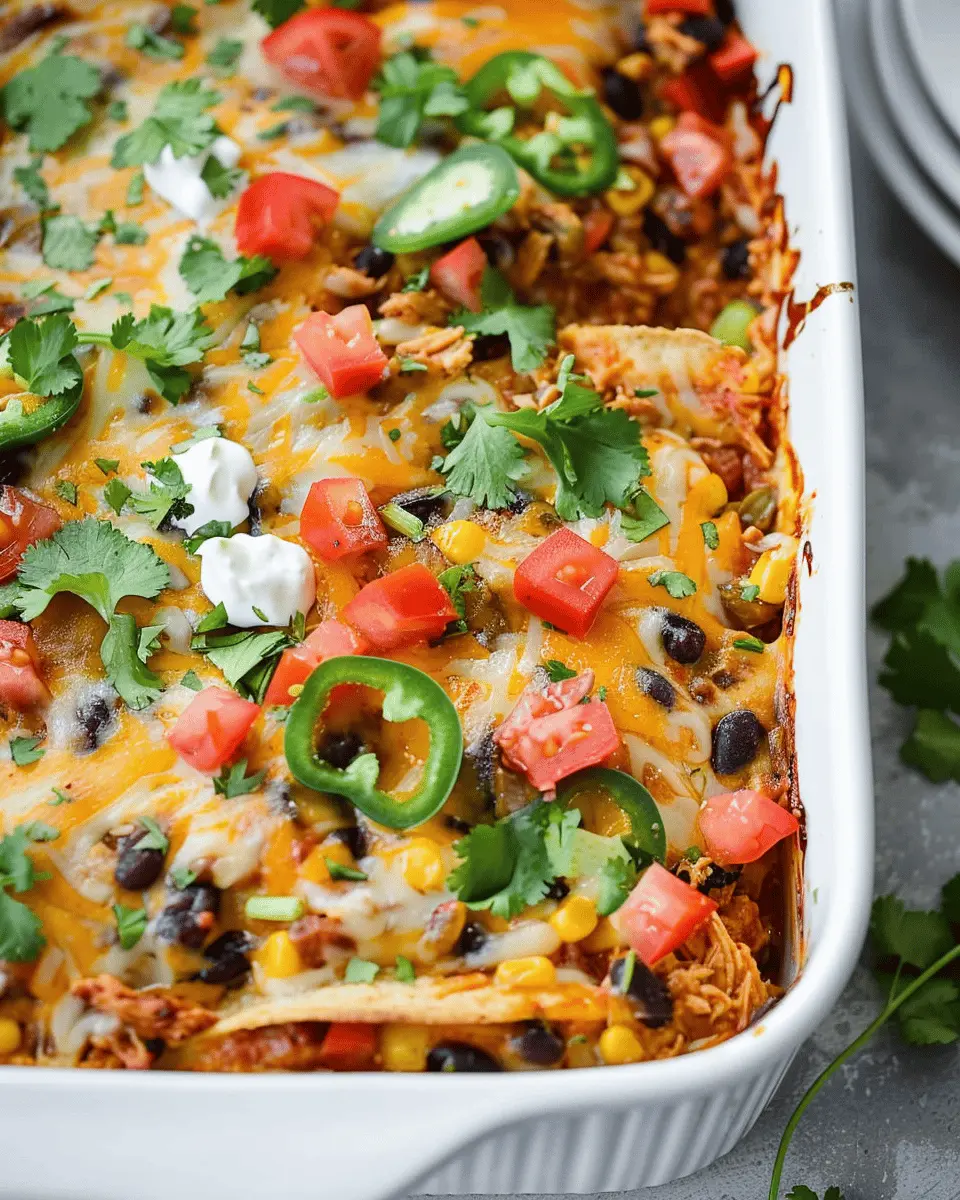 Chicken Burrito Casserole: The Easy, Flavor-Packed Family Dish