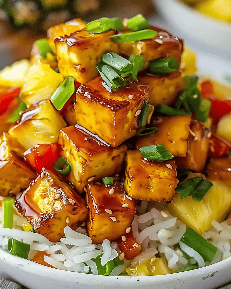 The Best Vegan Pineapple Tofu That Will Make You Love Cooking