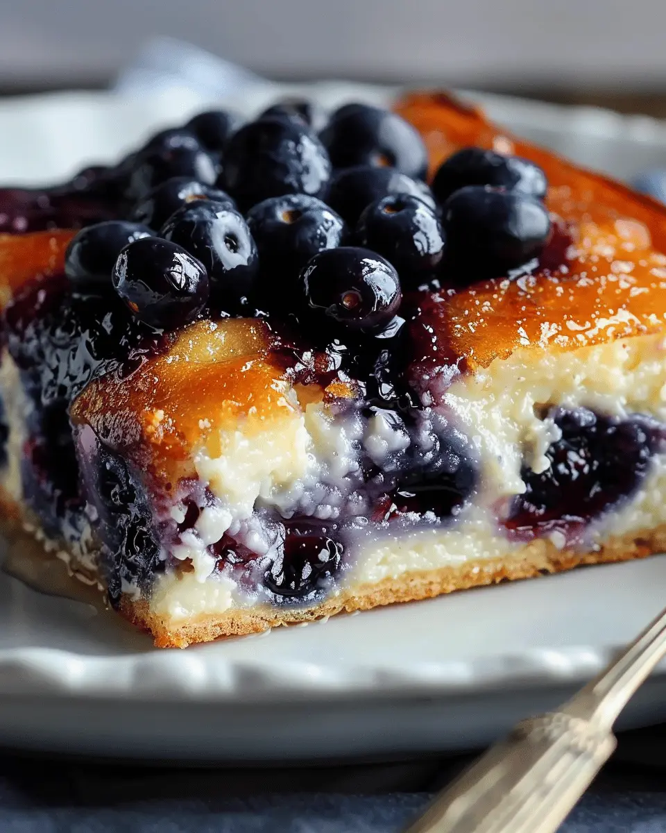 blueberry cottage cheese breakfast bake for a delightful start