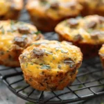 High-Protein Pancake Sausage Mini Muffins