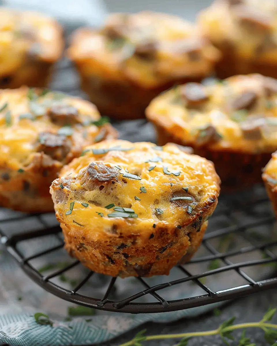 High-Protein Pancake Sausage Muffins: Easy Turkey Bacon Treats