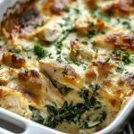 Creamy Chicken and Spinach Casserole