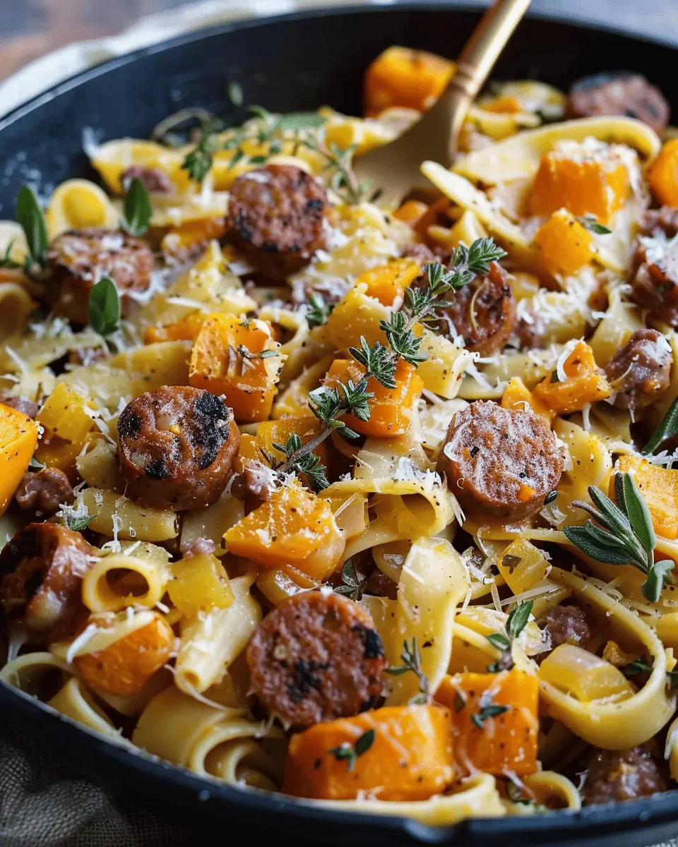 Autumn Sausage Pasta Squash: Amazing 25-Min Fall Favorite