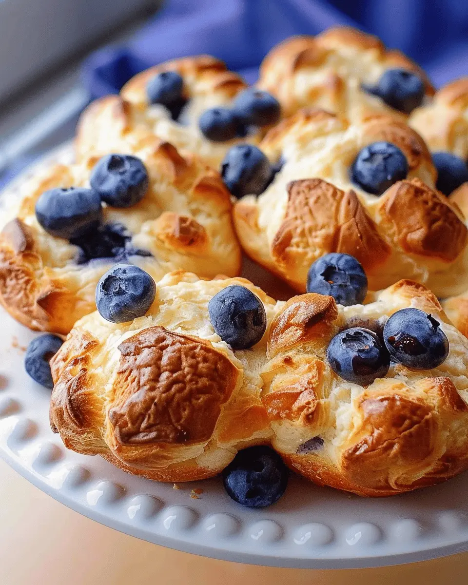 Magical Cottage Cheese Blueberry Cloud Bread: Easy & Delightful Recipe