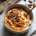 Pumpkin Whipped Cottage Cheese Breakfast Bowl