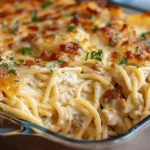 Creamy Southern Spaghetti Bake