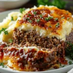 Meatloaf with Mashed Potatoes and Cheese Recipe