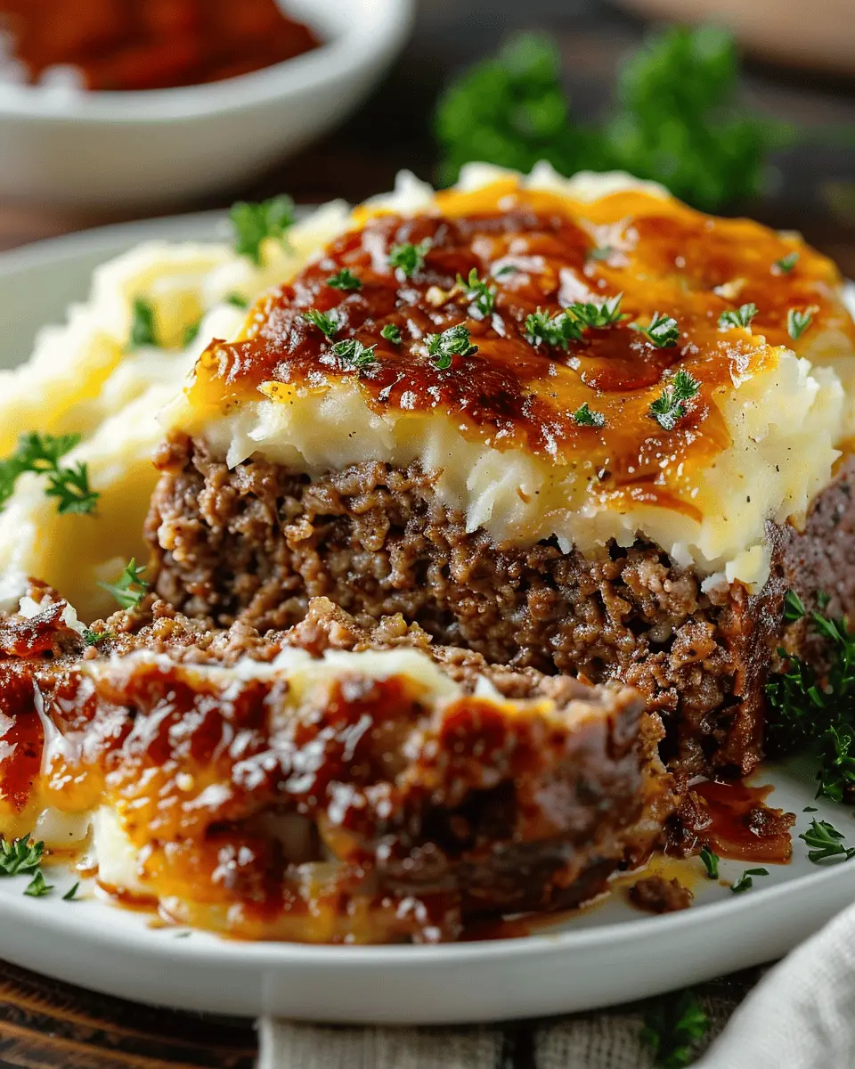 meatloaf with mashed potatoes and cheese recipe for cozy nights
