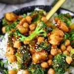 Garlic Broccoli Stir Fry With Chickpeas | Flavorful Recipe