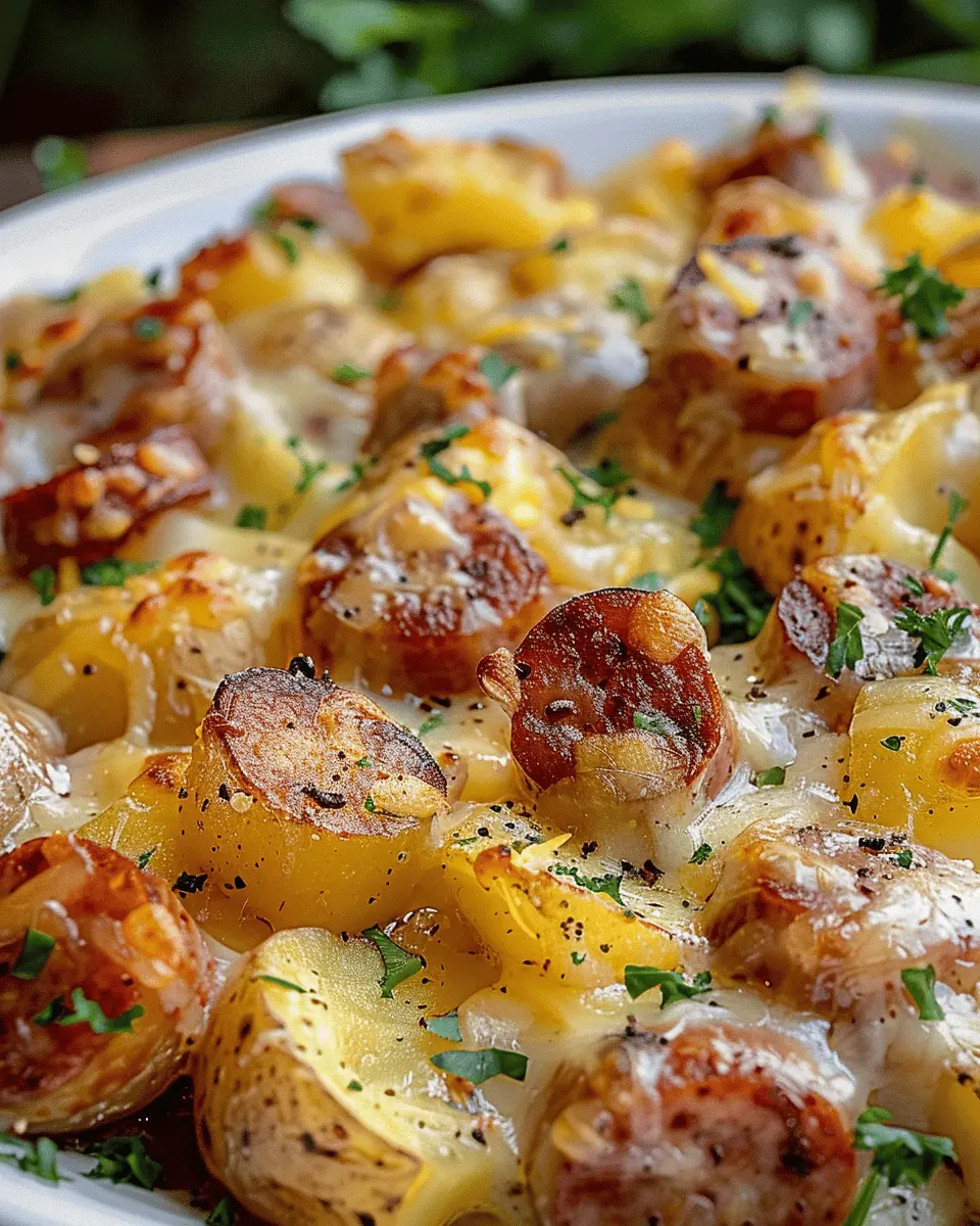 Cheesy Ranch Potatoes and Smoked Sausage: A Cozy Comfort Dish