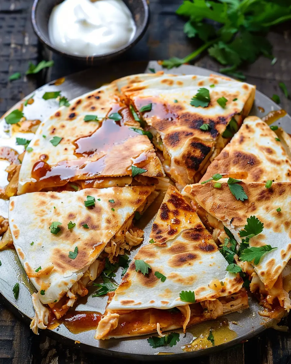 BBQ Chicken Quesadillas – The Perfect Easy Dinner Idea