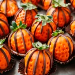 Pumpkin Patch Strawberries – Fall-Themed Chocolate Covered Strawberries