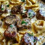 Cracked Garlic Steak Tortellini in Creamhouse Sauce Bliss