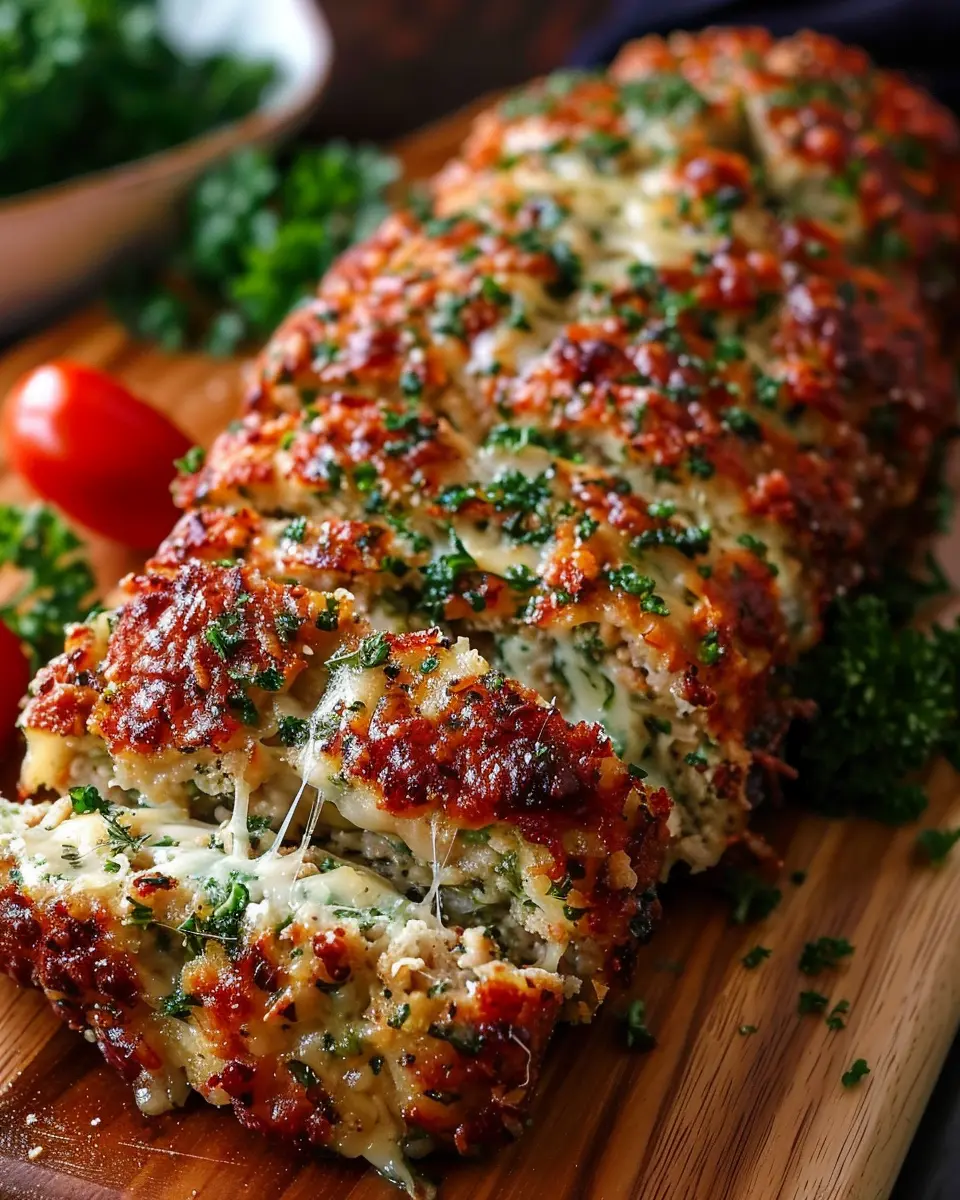 Parmesan Chicken Meatloaf