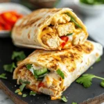 Ooey-Gooey Cheesy Garlic Chicken Wraps You’ll Devour