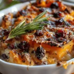 Sweet Potato & Cranberry Gratin