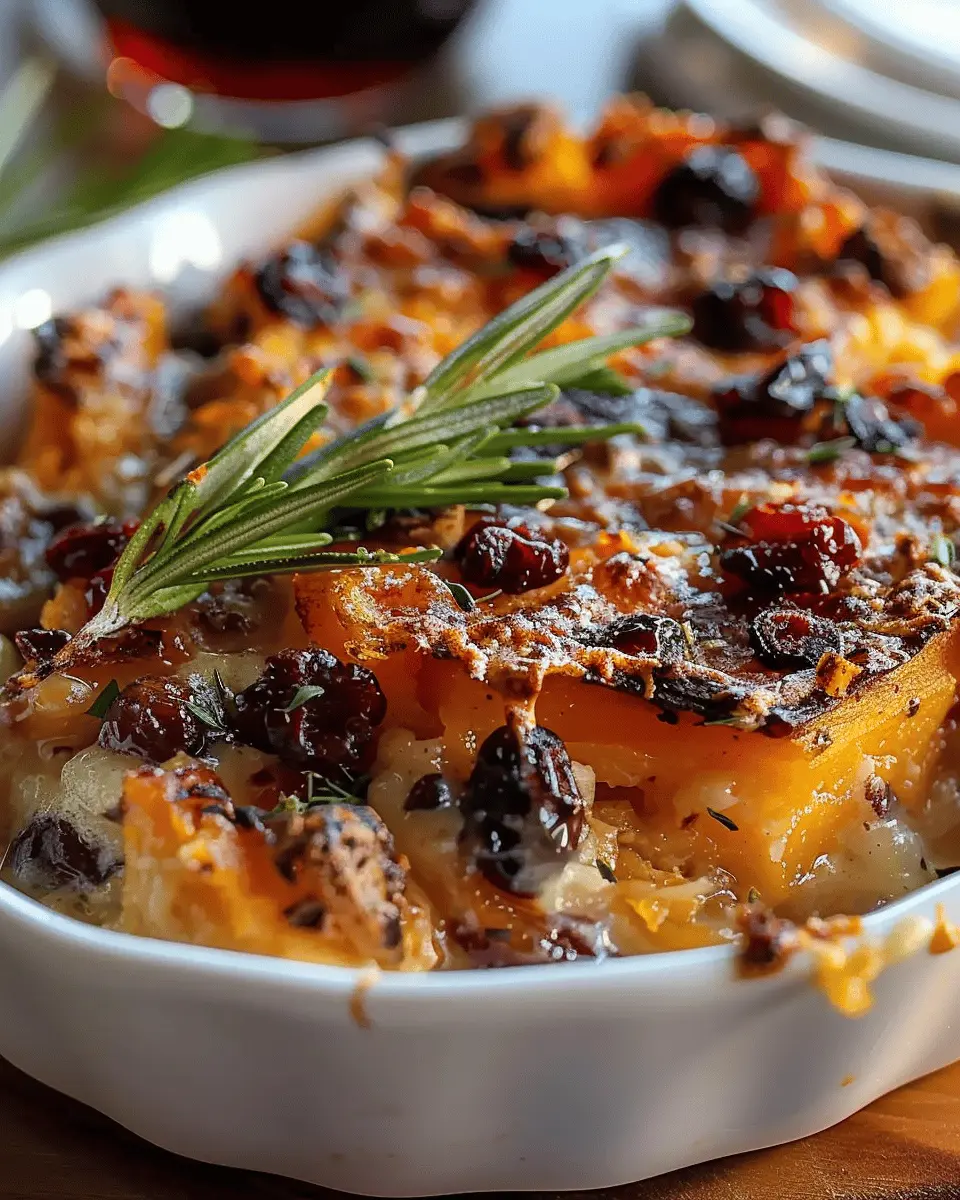 Sweet Potato &amp; Cranberry Gratin: An Indulgent Twist on Comfort Food