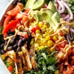 Spicy Southwest Salad (with Spicy Ranch Dressing)