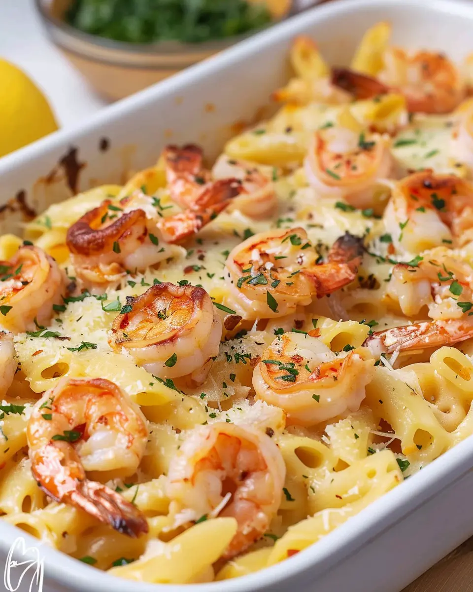 Shrimp Scampi Pasta Bake: A Savory Twist on a Classic Dish