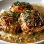 Smothered Chicken Thighs Gravy