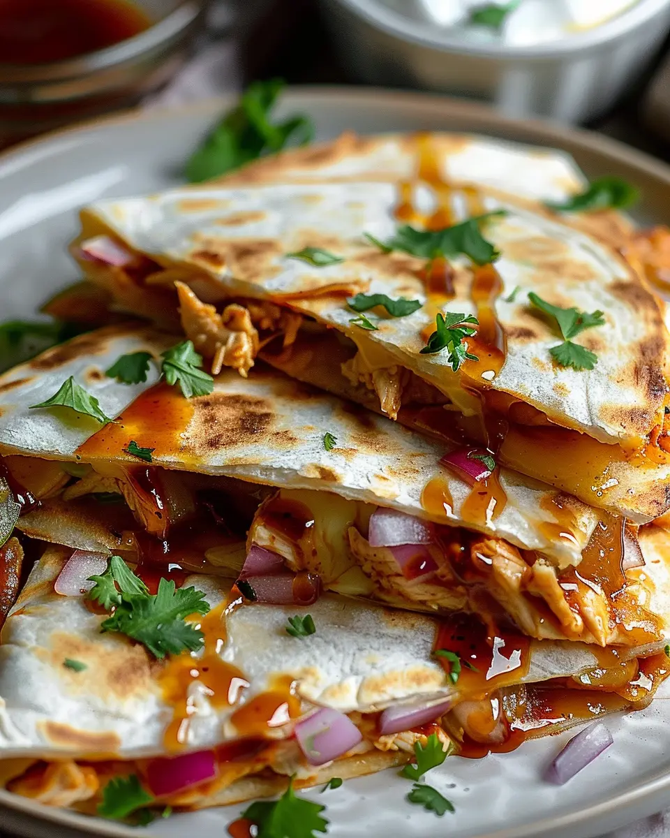 Hot Honey BBQ Chicken Quesadillas: Easy, Flavorful Comfort Food