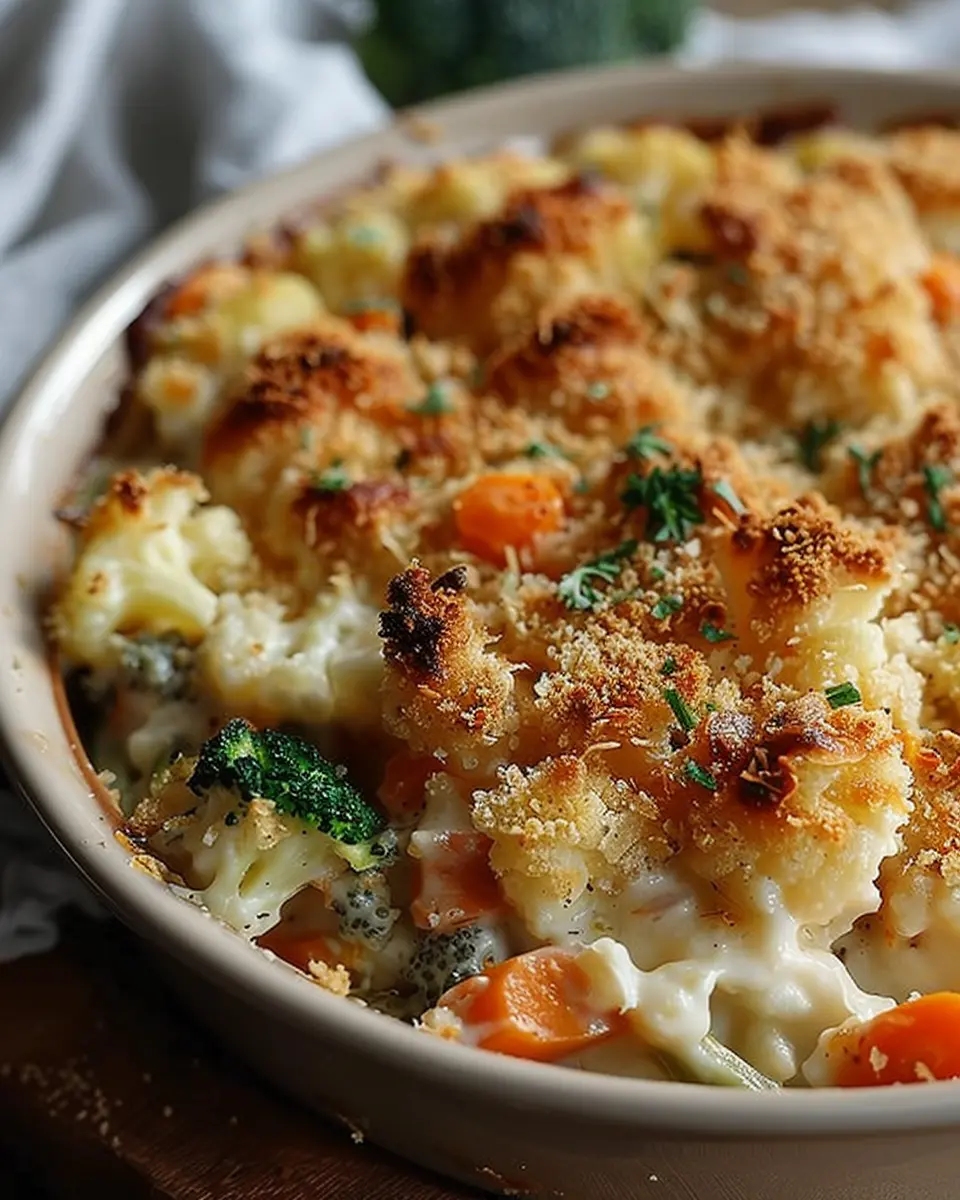 Creamy Winter Vegetable Casserole: A Comforting Family Favorite